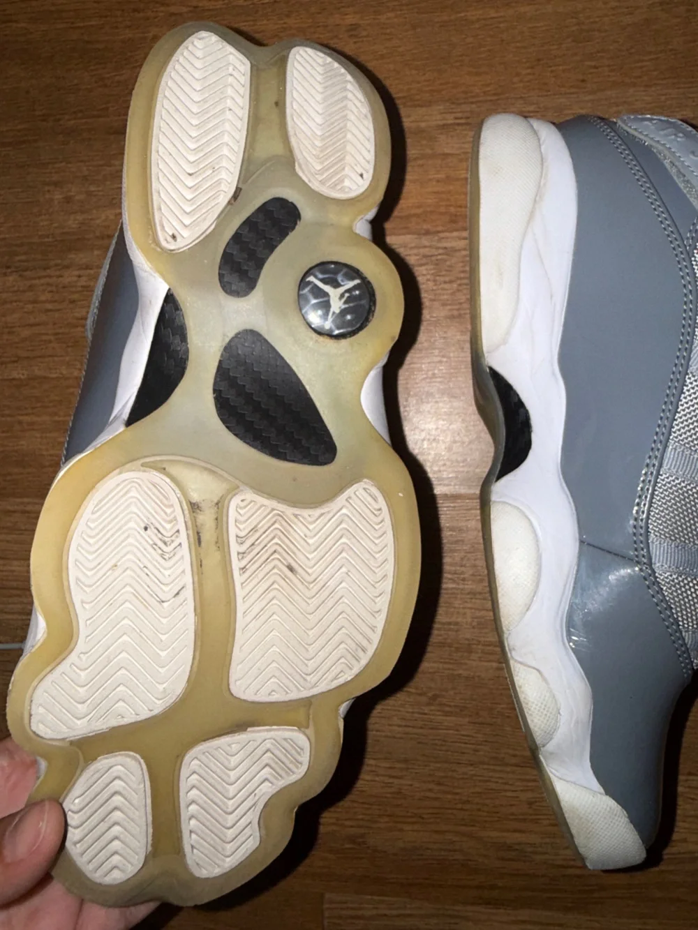 Men’s cool grey 6 rings Jordan’s
